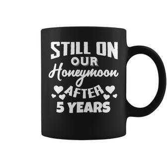 5Th Wedding Anniversary Marriage Honeymoon Wife Husband Coffee Mug - Monsterry AU