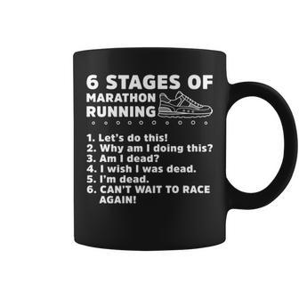 6 Stufen Der Marathon Running Coffee Mug | Mazezy