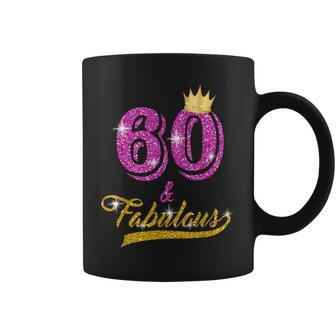 60 And Fabulous 60 Yrs Old B-Day 60Th Birthday Coffee Mug - Thegiftio UK