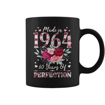 60 Year Old Birthday 1964 Floral 60Th Birthday For Women Coffee Mug | Mazezy DE
