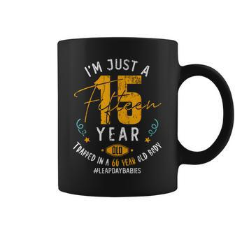 60 Years Old Leap Year Birthday 15 Leap Day Coffee Mug - Seseable