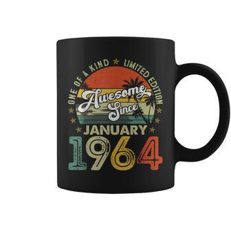 60 Years Old Vintage January 1964 60Th Birthday Women Coffee Mug | Mazezy CA