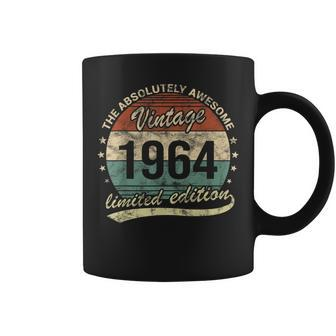 60Th Birthday Absolutely Awesome Vintage 1964 Man Or Woman Coffee Mug - Monsterry