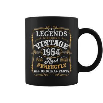 60Th Birthday For Legends Born 1964 60 Yrs Old Vintage Coffee Mug - Monsterry CA