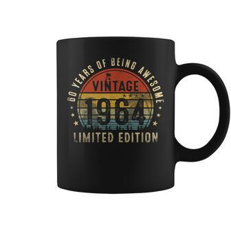 60Th Birthday Year Old Vintage 1964 Limited Edition Coffee Mug - Monsterry UK