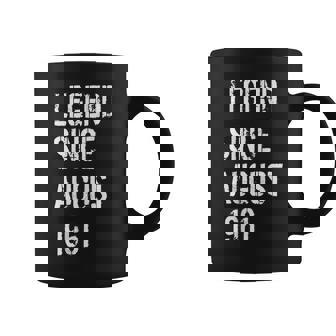 62º Cumpleaños Hombres Es Nacidos Agosto 1961 Taza de café - Regaloses
