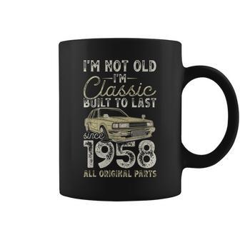 66Th Birthday Since 1958 Classic Car 66 Year Old Coffee Mug - Thegiftio UK