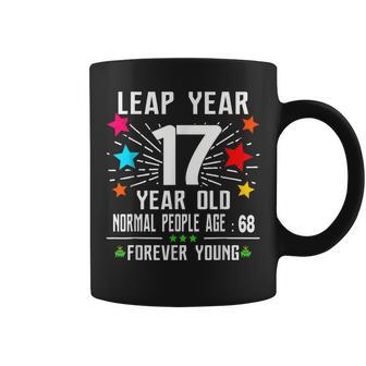 68 Years Old Birthday Leap Year 17 Year Old 68Th Bday Coffee Mug - Monsterry AU