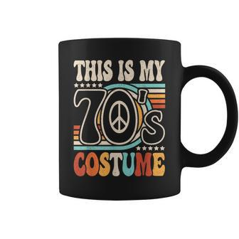 This Is My 70'S Costume 70S Party Outfit Groovy Hippie Disco Coffee Mug - Monsterry DE