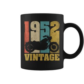 72Nd Birthday Biker Retro Vintage 1952 Motorcycle Coffee Mug - Monsterry
