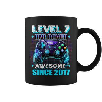 7Th Birthday Gamer 7 Years Old Bday Boy Seven Son Coffee Mug | Mazezy