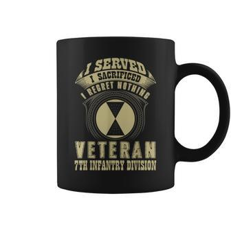 7Th Infantry Division Veteran I Served I Sacrificed Coffee Mug - Monsterry UK
