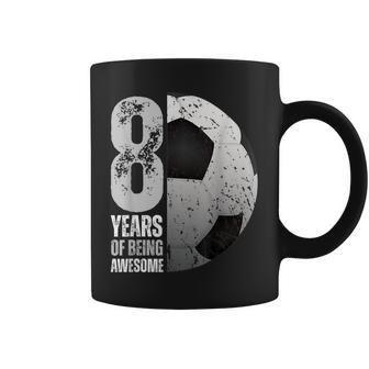 8 Year Old Soccer 8Th Birthday Player B-Day Party Coffee Mug - Thegiftio UK