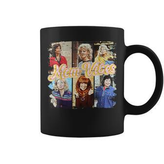 80'S 90'S Mom Vibes Mom Life Mother's Day Vintage Mama Coffee Mug - Seseable