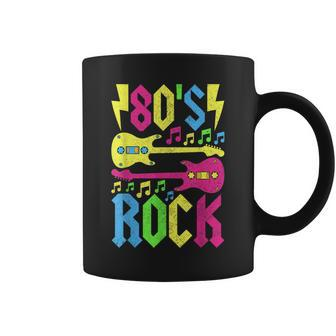 80S Rock Concert Outfit 1980S Fashion 80S Band Party Costume Coffee Mug - Seseable