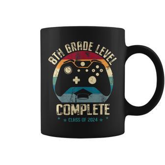 8Th Grade Level Complete Gamer Class Of 2024 Graduation Boy Coffee Mug - Seseable