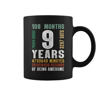 9 Year Of Being Awesome 9Th Birthday Boy Girl N Coffee Mug | Crazezy DE