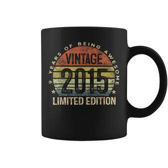 9 Year Old Vintage 2015 Limited Edition 9Th Birthday Coffee Mug - Thegiftio UK
