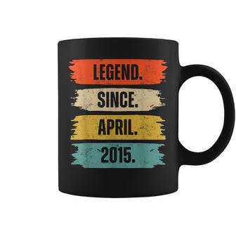 9 Years Old Legend Since April 2015 9Th Birthday Boys Coffee Mug | Mazezy