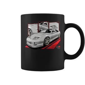 90S Jdm White 32 Car Graphic Coffee Mug - Monsterry