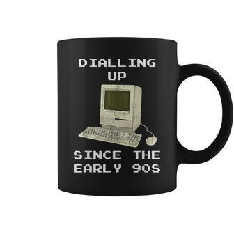 90S Nostalgia Dial Up Retro Computer Coffee Mug - Monsterry UK