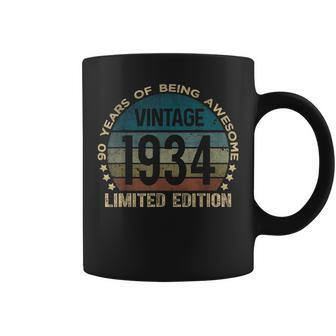 90Th Birthday 90 Year Old Vintage 1934 Limited Edition Coffee Mug - Seseable