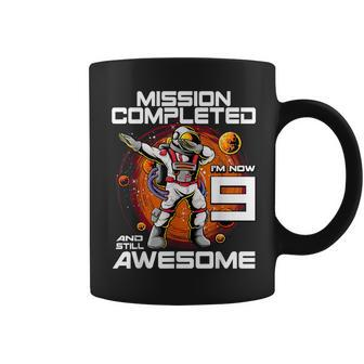 9Th Birthday Astronaut 9 Years Old Outer Space Birthday Coffee Mug - Monsterry AU