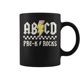 Abcd Pre-K Rocks Pencil Lightning Leopard Students Teachers Coffee Mug - Monsterry UK
