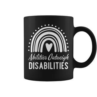 Abilities Outweigh Disabilities Special Education Teach Sped Coffee Mug - Monsterry CA