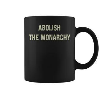 Abolish The Monarchy Vintage Distressed Coffee Mug - Monsterry