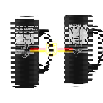 Absolutamente Nein Bandera Alemana Divertida Oktoberfest Hombres Es Taza de café - Regaloses