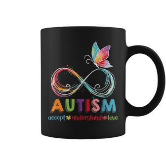 Accept Understand Love Infinity Butterfly Coffee Mug - Seseable