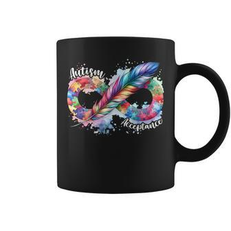 Acceptance Rainbow Infinity Symbol Coffee Mug - Monsterry DE