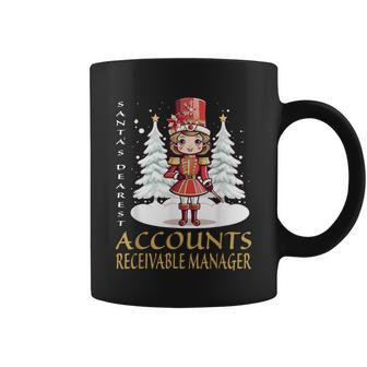 Accounts Receivable Manager Christmas Female Nutcracker Coffee Mug | Mazezy