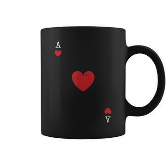 Ace Of Hearts Valentines Day Cool Playing Card Poker Casino Coffee Mug - Monsterry AU