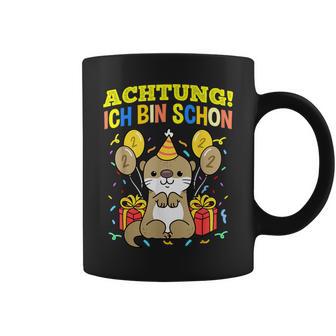 Achtung Ich Bin Schon 2 Geburtstag Otter Tassen - Seseable