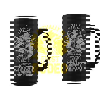This Actually Is My First Rodeo Texas Cowboys Cute Cowboy Coffee Mug - Thegiftio UK