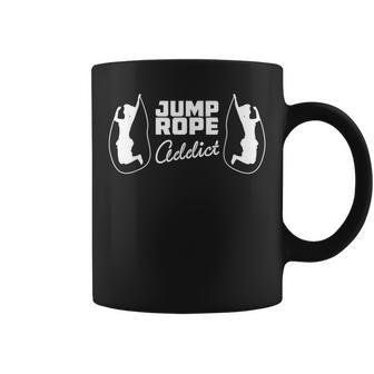 Addict Jump Rope Skipping Fitness Jumping Roping Gym Coffee Mug - Monsterry DE