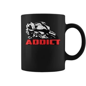 Addict Race Gp Very Motorcycle Vintage Gp Coffee Mug - Monsterry UK