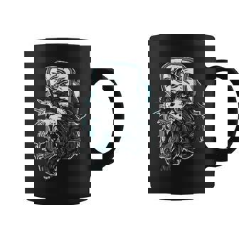 Adicto A La Tinta Flash Para Tatuajes Tradicionales Estadounidenses Edgy Panther Taza de café - Regaloses