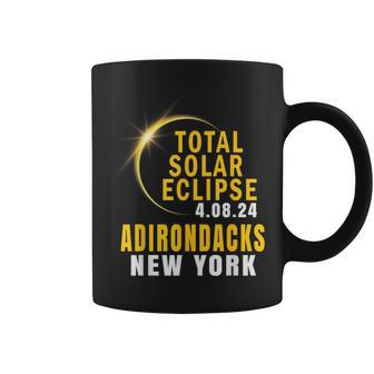 Adirondacks New York Total Solar Eclipse 2024 Adirondacks Ny Coffee Mug | Mazezy