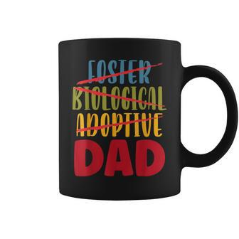Adoptive Dad Adoption Announcement Foster Father Gotcha Day Coffee Mug - Monsterry
