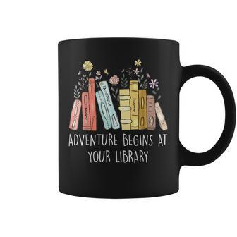 Adventure Begins At Your Library Summer Reading 2024 Books Coffee Mug - Monsterry AU