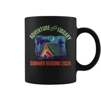 Adventure Begins At Your Library Summer Reading Program 2024 Coffee Mug - Monsterry DE
