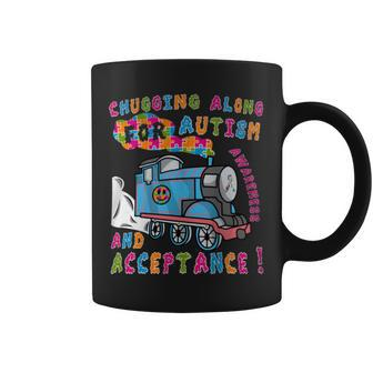 Advocate Acceptance Train Puzzle Cool Autism Awareness Coffee Mug - Monsterry AU