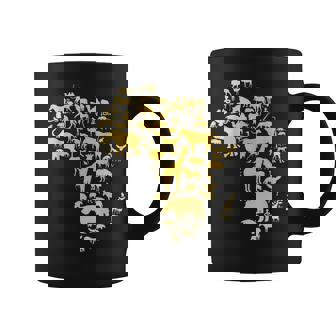 Africa Animal Map Silhouette African Coffee Mug - Thegiftio UK