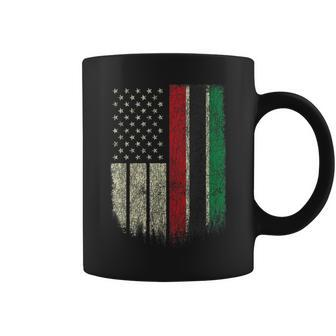 African American Flag Pan-African Unia Flag T Coffee Mug - Monsterry