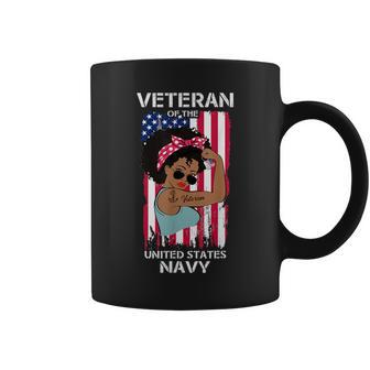 African American Melanin Women Who Are Veteran Of Us Navy Coffee Mug - Monsterry AU