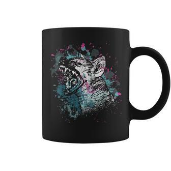 African Animal Lover Laughing Hyena Coffee Mug - Monsterry UK