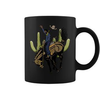 African Black Cowboy Howdy Black History Month Boy Coffee Mug - Monsterry